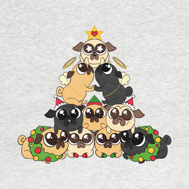 Merry Pugmas by SaganPie